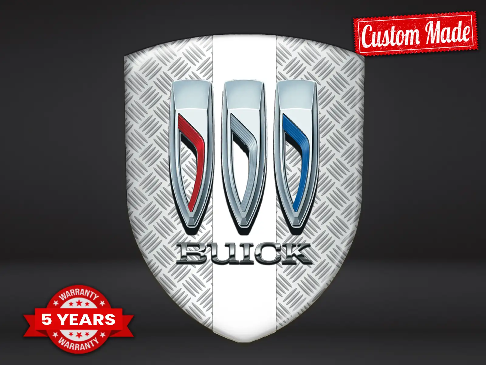 Buick Pegatina En Relieve Auto Máximo Estilo Pro Resistente